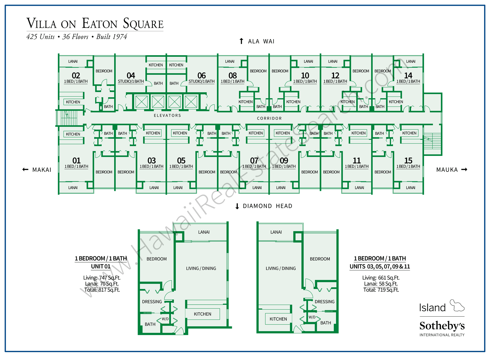 Villa on Eaton Square Property Map